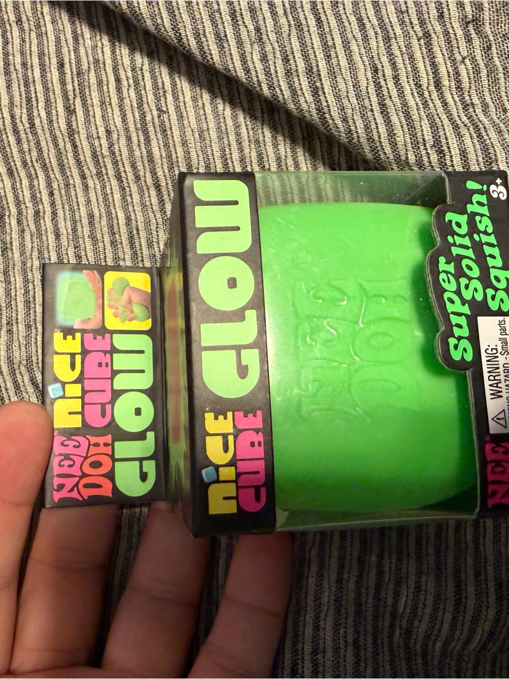 Green Needoh glow cube nice cube